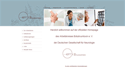 Desktop Screenshot of botulinumtoxin.de