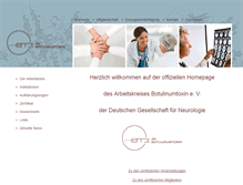 Tablet Screenshot of botulinumtoxin.de
